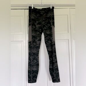 Fabletics Black Patterned Leggings